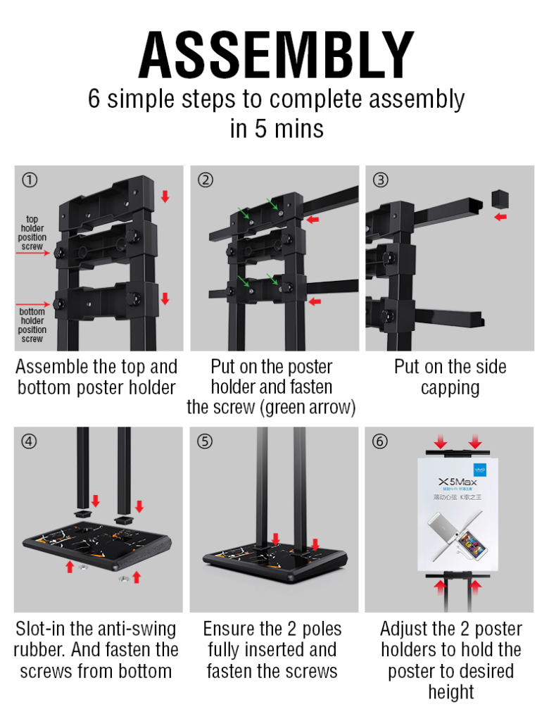 Tank Single Sided Solid Poster Stand Udo Basic Applied