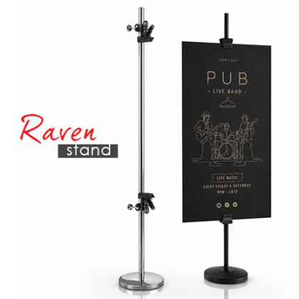 Raven Outdoor Black Clip Pole