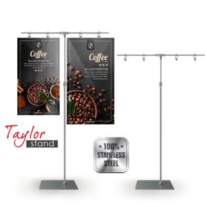Stainless Steel Poster Stand