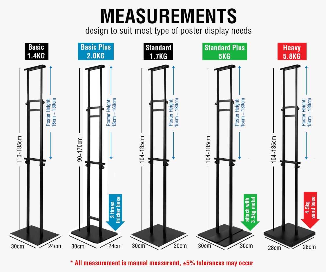 Double Sided Metal Poster Stand - Image 2