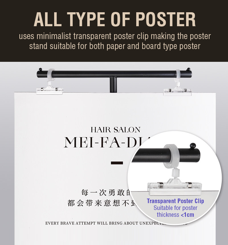 Terra T-shape Poster Kapaline Display Stand - Image 6