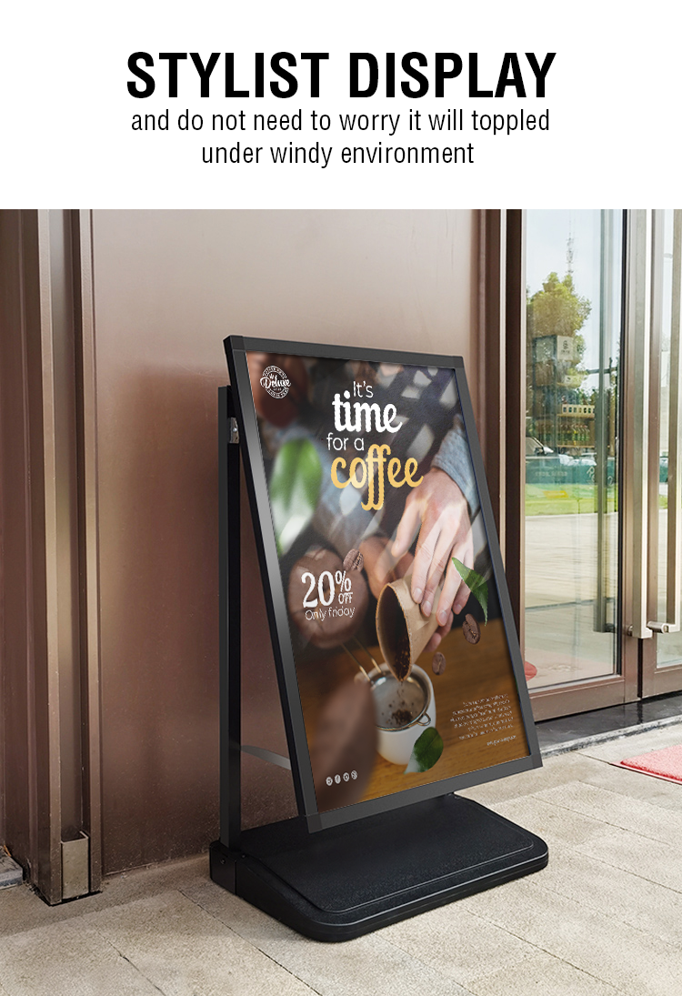 Welburn Outdoor Waterbase Poster Stand - Image 4