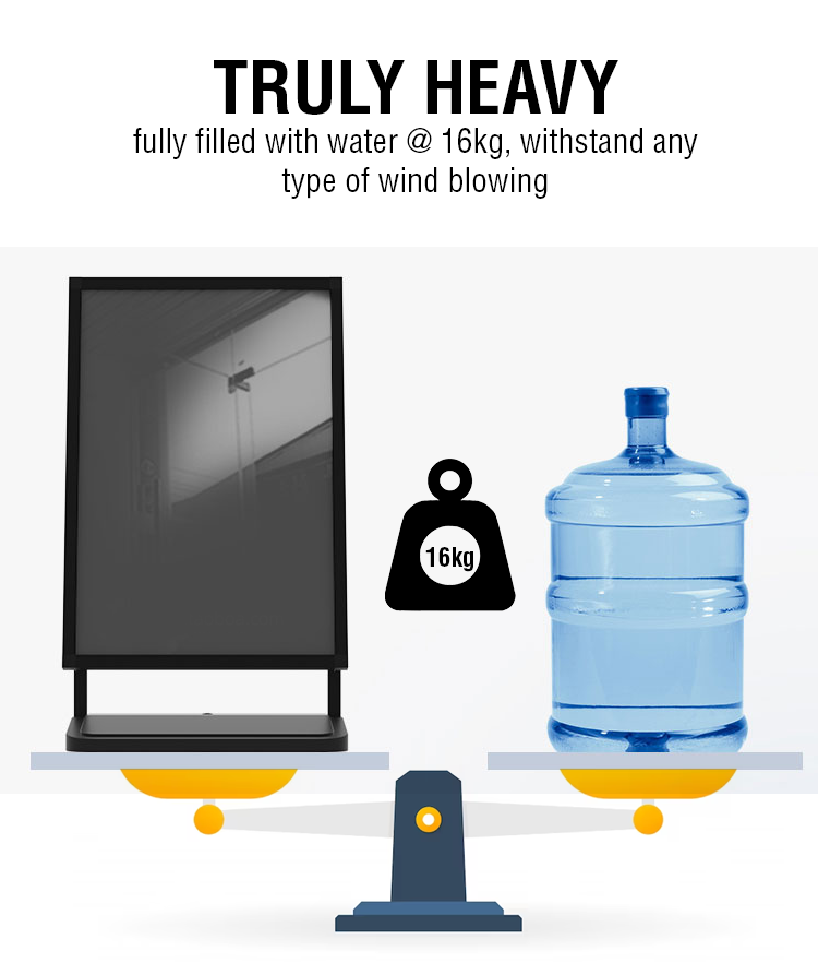 Welburn Outdoor Waterbase Poster Stand - Image 5