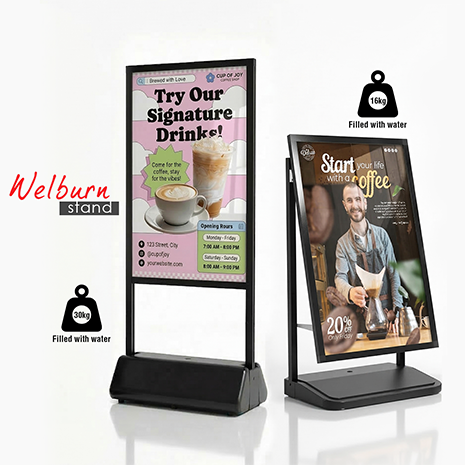 Welburn Outdoor Waterbase Poster Stand
